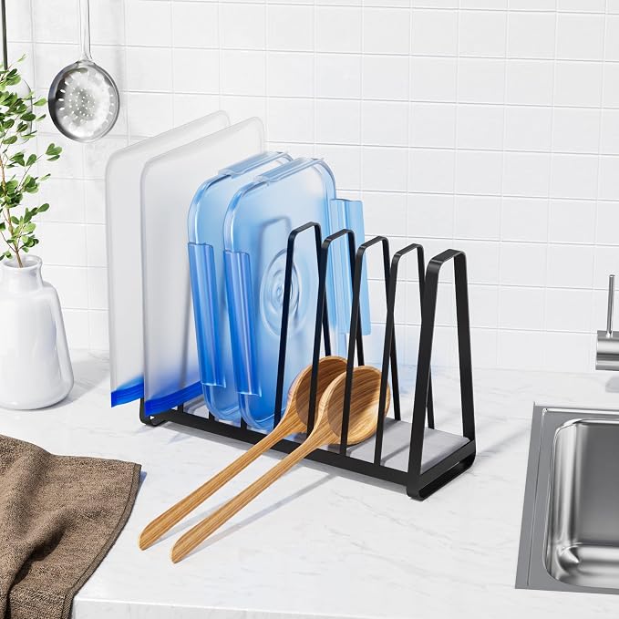 YIGII - Reusable Bag Drying Rack, Plastic Bag Holder Dryer for Ziplock, Kitchen Drying Rack for Sandwich Bags, Food Silicone Bags Holder, Built in Quickly Dry Stone