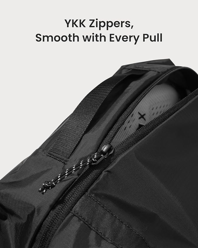 tomtoc Shoe Bag for Travel Packing, Fits Up to US Men’s 13.5/Women’s 15 | Odor-resistant Packing Organizer Pouch for Backpack Luggage Suitcase, Travel Essentials Storage for Daily Gym Use, L 1Pack