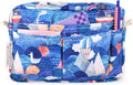 Multiple Pockets Portfolio Organizer with Zippered,Storage Pencil Pouch Bag | Waterproof Travel Toiletry Bag,Portable Pencil Pouch for Notebooks,Stationeries,Make-up,Journal Office Art Supplies,Ocean