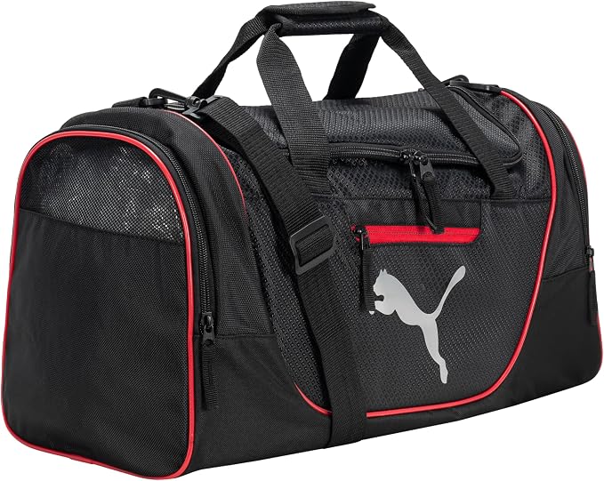 PUMA Contender Duffel Bag with Removable Strap & Shoe Pocket