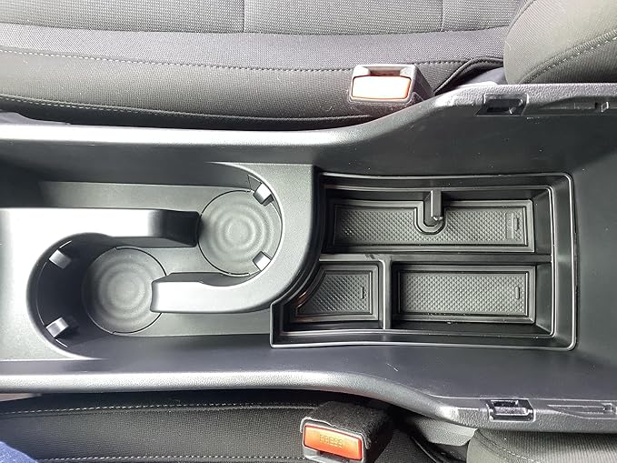 SXCY for 2024 2025 2026 Hyundai Kona Center Console Organizer for 24 25 Hyundai Kona Accessories Armrest Storage for 2024 Kona Console Organizer [Only Fit 24+ Kona Gas SE SEL with Manual Shift Handle]