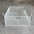 Pull Out Closet Drawer for Clothes | Sliding Wire Basket for Wardrobe Cabinets | Roll Out Storage Organizer | Side Mounting | for Home, Kitchen,Pantry