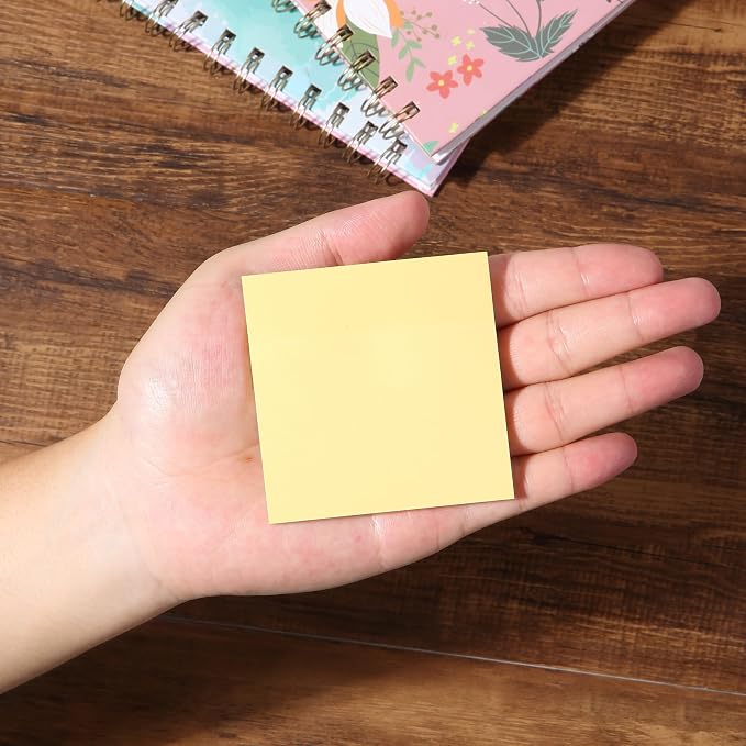 Mr. Pen- Sticky Notes, 3"x3", 12 Pads, 600 Sheets, Colorful | Sticky Notes Bulk, Self-Stick Note Pads, Perfect for Office, School, Home, Study & Organization