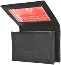 Marshal® RFID Blocking Mens Leather Expandable Business Card Case Wallet