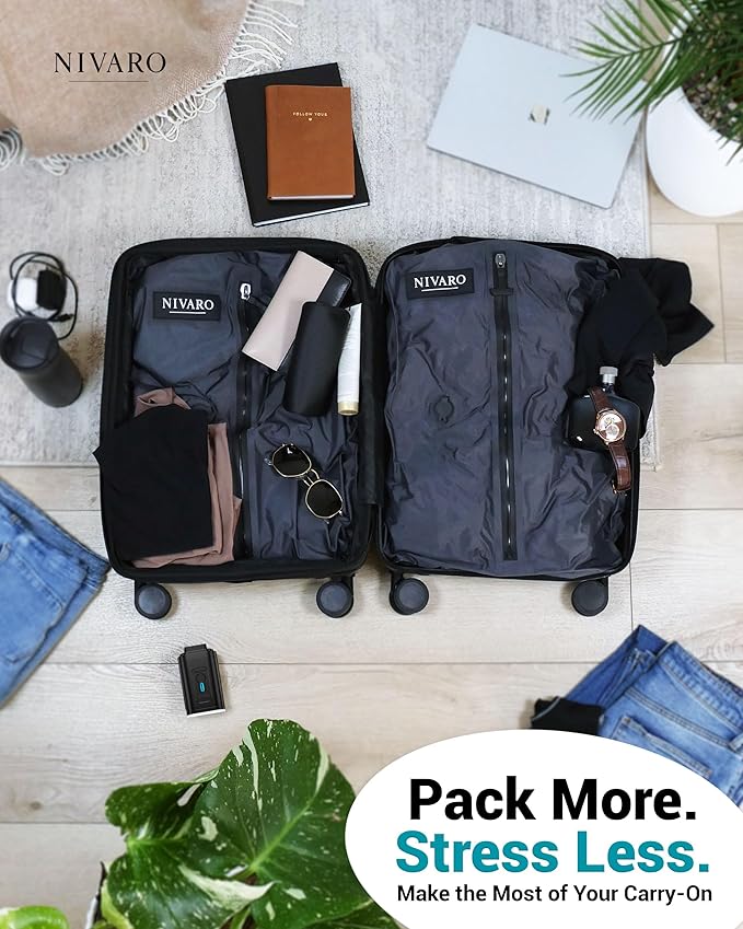 Travel Vacuum Compression Bags | Large 30L 1-Pack | Waterproof & Reusable | Space Saver Bags for Luggage | Wireless Pump Included