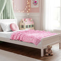 Bare Home Weighted Blanket Twin or Full Size 7lb (40" x 60") - Minky Fleece - Premium Heavy Blanket Nontoxic Glass Beads (Princess, 40"x60")