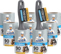 MR.SIGA Extra Sticky Lint Roller Pet Hair Remover for Clothes, 720 Sheets | Dog and cat fur remover, removes hair from couch, furniture and carpet easily