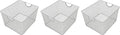 YBM HOME Kitchen Pantry Organizer Wire Baskets for Shelves, Cabinets, Pantry, Countertop, Mesh Open Storage Bin Metal Basket for Organizing Food Supplies, 3 Pack, 10x9x6
