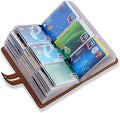 Business Card Holder and Credit Card Holder with 96 Card Slot, Business Card Organizer,Credit Card Organizer and Card Case for Protect Your Cards from Loss or Damage(Blue)