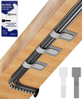 80PCS Hook and Loop Cable Ties, Under Desk Cable Management, Adhesive Cable Straps, Cord Management Hider Idea, Cord Organizer for Desk, Computer Accessories, Home Office Organization, White+Gray