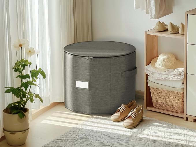 Vailando Round Shoe Organizer, Fan Dividers for Wide Shoes & Boots, Gray, 2 Pack (Gray, 1 PACK)