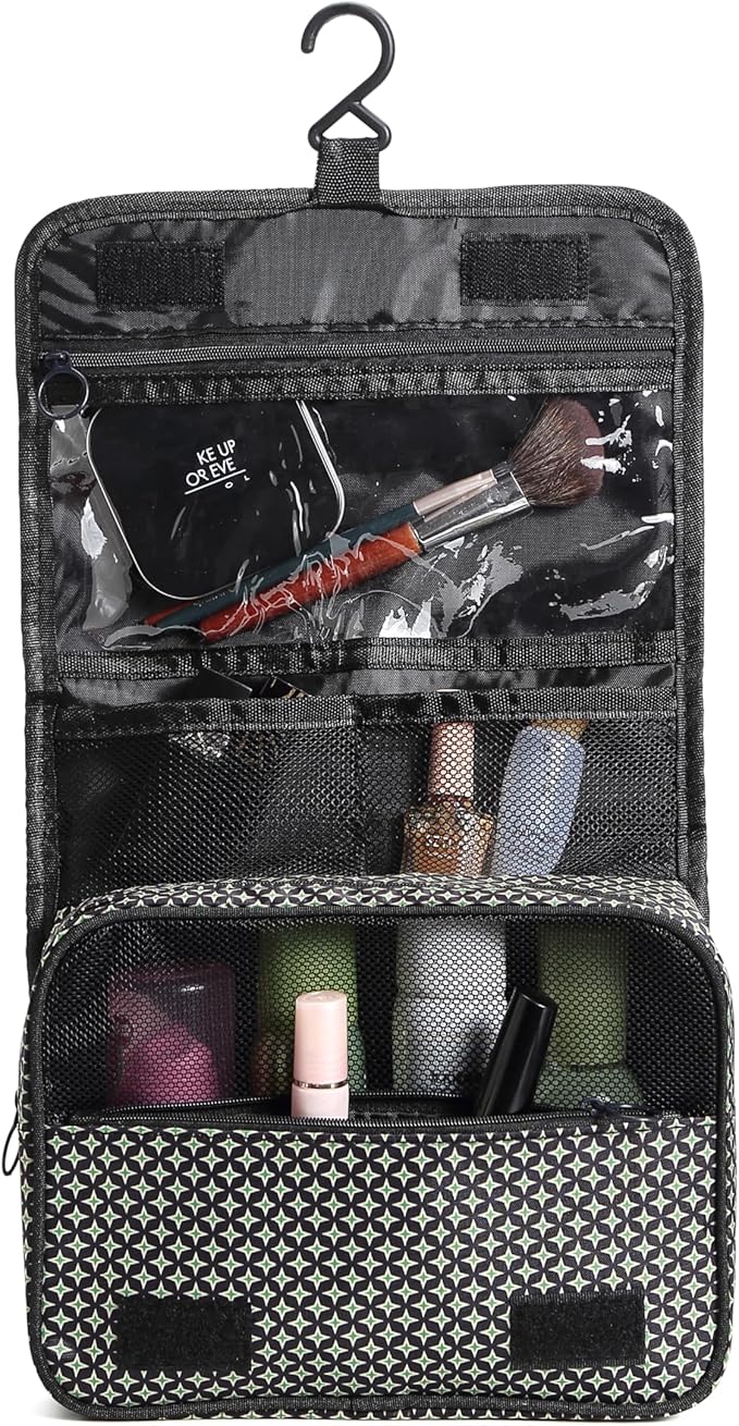 Sechunk Waterproof Travel Toiletry Bags Hanging Multi-function Cosmetic Bag Makeup Bag for Women