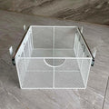 Pull Out Closet Drawer for Clothes | Sliding Wire Basket for Wardrobe Cabinets | Roll Out Storage Organizer | Side Mounting | for Home, Kitchen,Pantry