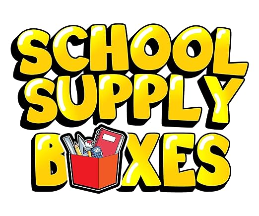 School Supply Boxes | Mega Case (2 Boxes) | Back to School Essentials Kit for Students & Teachers | Includes All of Your Back-to-School Needs for All Classes