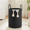 Artfeel Laundry Basket,Woven Cotton Rope Laundry Hamper,100L for Decorative Storage of Dirty Clothes,Toys and Blankets in Bathroom,Baby Room and Living Room