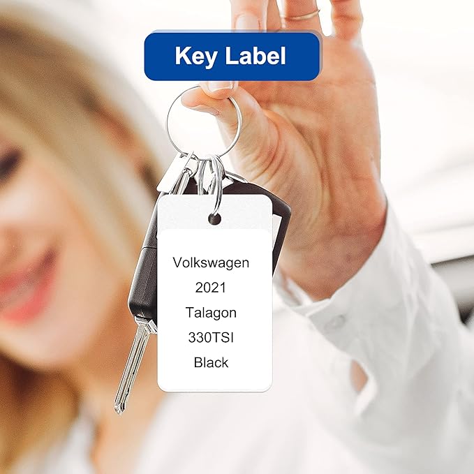 Mr-Label 1-3/4" x 1-1/4" Printable Matte White Waterproof Sticker Labels - Tear-Resistant - Laser/Inkjet Printing - Letter Sheet- Total 800 Labels MR685