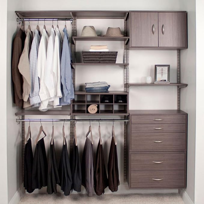 Organized Living freedomRail 2 Drawer OBox - White