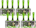 Evercare Pet Hair Lint Rollers All Purpose Use 100 Easy-Tear Sheets Per Roll Reusable Sticky Roller Pets Cat & Dog Hair Remover Contoured Handle for Furniture Clothing & Cars, Green (Pack of 12)