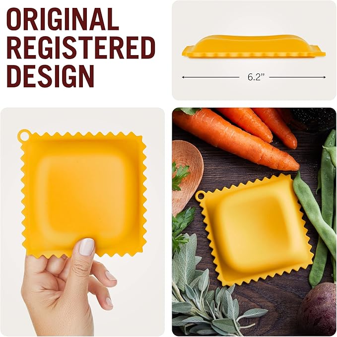 The Original Ravioli-Shaped Spoon Rest | Spoon Rest for Kitchen Counter | Cool and Cute Kitchen Accessories | from a Collection of Different Pasta-Shaped Unique Kitchen Gadgets | by Monkey Business