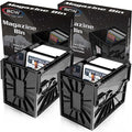 BCW Magazine Document & Comic Book Storage Bins | Durable Magazine Bin | Magazine Storage Box for Sorting and Organizing | Heavy Duty & Stackable Plastic - Fits all Comics (2 Pack)