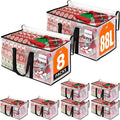 RoomHacks Clear Heavy Duty Extra Large Moving Supplies Storage Bags with Reinforced Handle and Double Zipper, Alternative to Moving Box (8 Packs)