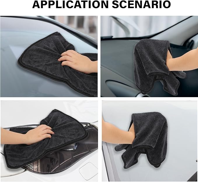 Longzhuo 3 Pack Microfiber Bath Towels, 15.7 x 23.6 Inches Microfiber Cleaning Cloth Towel Super Absorbent Microfiber Bath Towels, Streak Free Glass Window Car Mirror Bathroom, Perfect for Daily Use