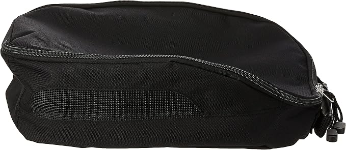 Champ Shoe Bag - Lightweight and Breathable for Any Atheltic Shoe Including Golf Spikes and More - Black