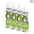 Chosen Foods 100% Pure Avocado Oil Spray, Keto Diet Friendly, Kosher Cooking Spray for Baking, High-Heat Cooking and Frying (6 oz) (Pack of 4)