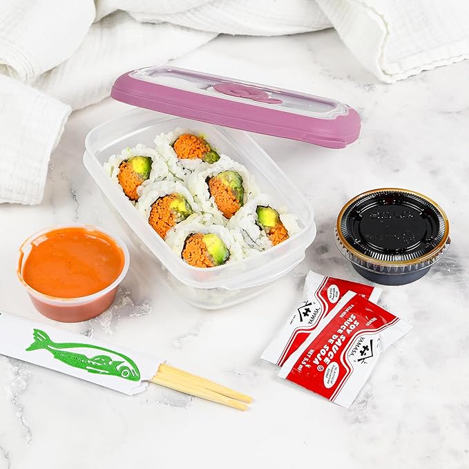 Tribello Freezer To Microwave Small 8oz - Food Storage Containers With Airtight Lids, Microwave safe with Steam Vents lids, On The Go Meal Prob Lunch Containers - Dishwasher Safe, BPA-Free