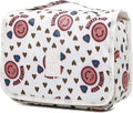 Sechunk Waterproof Travel Toiletry Bags Hanging Multi-function Cosmetic Bag Makeup Bag for Women (pinkSmile)