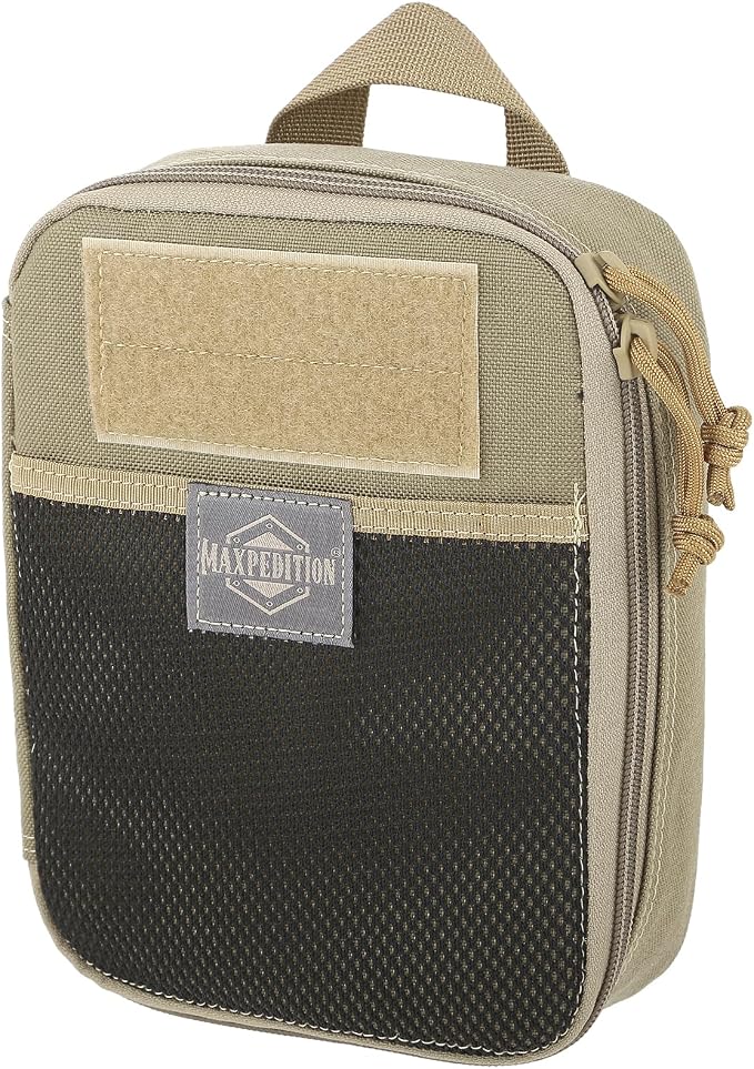 MAXPEDITION Beefy Pocket Organizer, Compact, MOLLE-Compatible, 1000D Nylon Tactical Pouch, Everyday Carry Tool and Gear Storage for Outdoor, Tactical, Survival, 0266