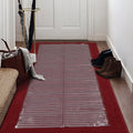Sweet Home Stores Clear Vinyl Aisle Runner Carpet Protector, Waterproof Vinyl Runner for Long Walkways & Stairs – Trim-to-Fit, 2'2" x 21'