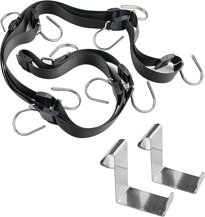 Bag-Organizer-Rack for Door-Hanger Purse-Holder - 20 Hooks for Handbags 2Pcs (Black, 2PCS(Fit Door Thickness 1.3-1.5"))