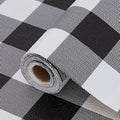 Coavas Shelf and Drawer Liner, Non Slip Extra Grip Non Adhesive Waterproof Thickened Cabinet Mat, Easy Cut for Kitchen Pantry Bathroom Dresser Cupboard (Black Stripe, 12IN x 30FT)