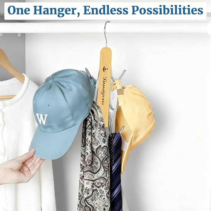 Purse Hanger, 2 Pack Purse Organizer for Closet with 16 Hooks for Heavy Bags, Sturdy Bag Storage, Rotatable Handbag Holder, Purse Rack Space Saving Backpack Hanging Closet Organizer Hangers