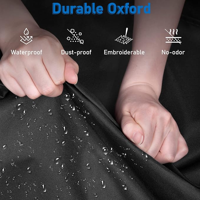 MISSLO 43" Heavy Duty Garment Bags for Travel 6" Gusseted Suit Bags for Closet Storage 4 Handles Hanging Clothes Bag with Pocket Mens Suit Cover for Shirts, Coats, Dresses