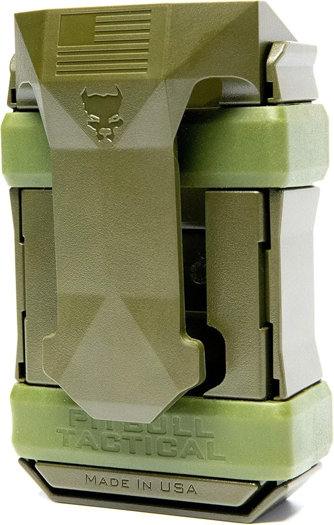 Gen 2 Universal Mag Carrier – Ambidextrous IWB/OWB Mag Pouch for Single & Double Stack Magazines. Fits Glock, 1911, S&W, Sig Sauer, Beretta & More.