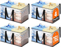 Extra Large Heavy Duty Moving Bags, Storage Bags with Strong Zippers & Handles, Packing Bags for Moving Essentials, Ideal Storage Tote for Home, Dorm & Storage Solutions, 76L, 4 Packs, Clear