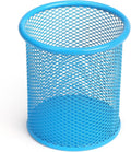 Tamaki Pen Holder Cup for Desk, Wire Mesh Pencil Cup Holder, Blue | Pen Cup for Desk Office Pen Organizer