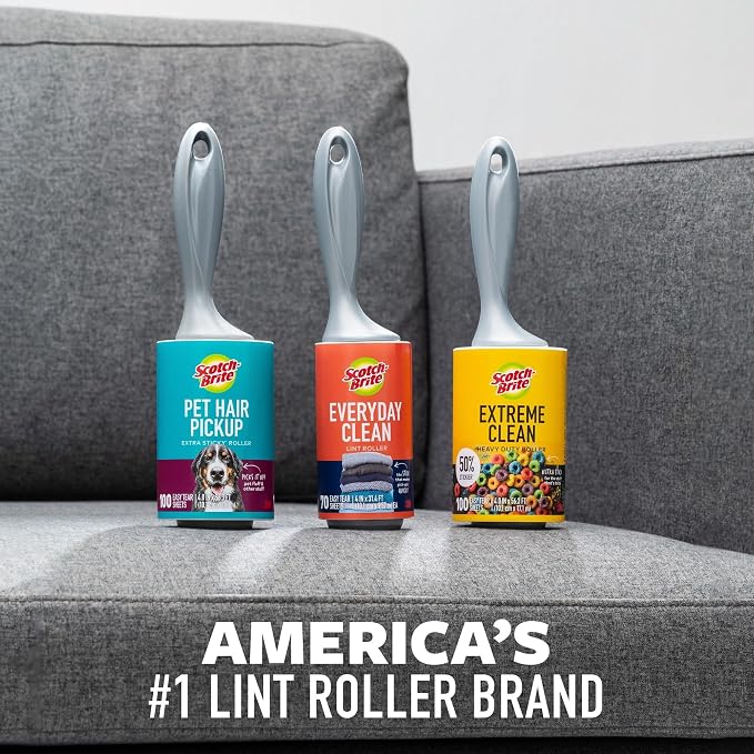 3M Lint Roller Rfl 8" 60sht