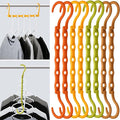 Mr. Pen- Space Saving Hangers, 8 pcs, 360° Rotating Hooks | Magic Cascading Hanger Organizer with 5 Enclosed Slots, Closet Organizers and Storage for Clothes
