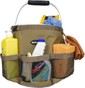 MELOTOUGH Bucket Tool Organizer for Car Wash Gardening | Durable 600D, Fit 3.5-5 Gal Buckets, Water-Resistant Material, Hold Spray Bottles Scrub Brush for Gardern