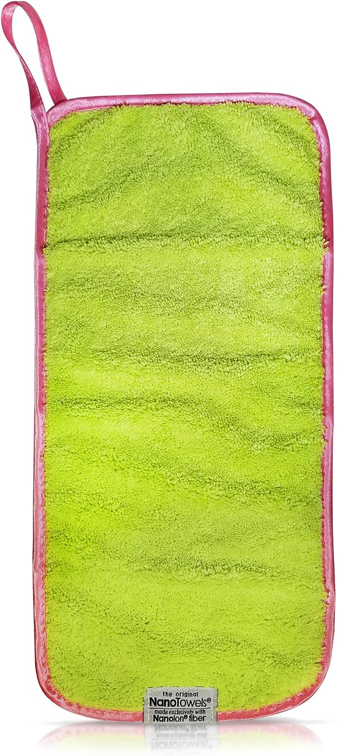 Nano Towels Stainless Steel Cleaner | The Amazing Chemical Free Stainless Steel Cleaning Reusable Wipe Cloth | Kid & Pet Safe | Light Green 7x16 (1 pc)