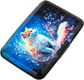 Credit Card Holder for Women Men RFID Blocking Wallet Small Business Metal Slim Mini Aluminum Hard Case (Cat Painting)
