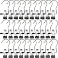 Laundry Hooks Hanging Clips Clothes Pins Closet Hanger Organizer Clamps Socks Towel Clips Heavy Duty Clothespins Bulk Hanger Clips for Closet Travel Pants Socks Handbags, 30 Pack