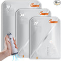 Vacbird 18 Pack Vacuum Storage Bags Set with Rechargeable Wireless Pump Large/Medium/Small Vacuum Seal Bags for Clothing Travel and Home, Compression Packing for Comforters, Blankets and Bedding