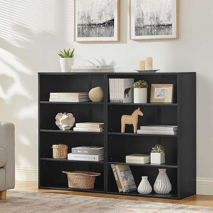 71" Durable Jewelry Armoire Organizer, Bedside Table with Adjustable, Vanity Organizer with Storage for Home Office, Black