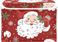 Christmas Santa Claus Storage Bins with Lids and Carrying Handle,Foldable Storage Boxes Organizer Containers Baskets Cube with Cover for Home Bedroom Closet Office