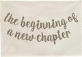 Classroom Wall Decor-Welcome Rectangular Canvas Banner Pennant Poster Wall Sign-Garland for Congratulation Graduation Party Supplies Door Classroom Decor-the Beginning of A New Chapter