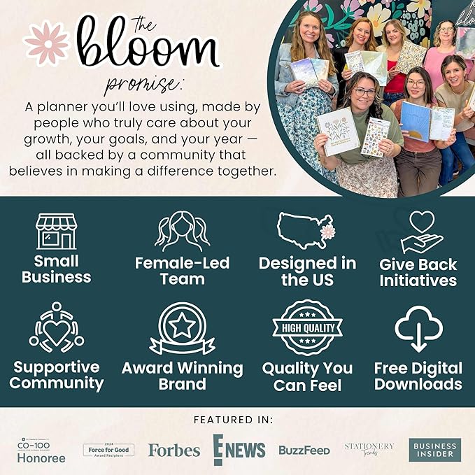 bloom daily planners 2026-2027 (8.5" x 11") Academic Year Day Planner (July 2026 - July 2027) - 13 Months Weekly & Monthly Agenda Organizer with Stickers & Tabs - Seaside Whimsy